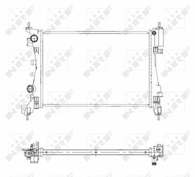 Radiators, Motora dzesēšanas sistēma NRF 55341 4
