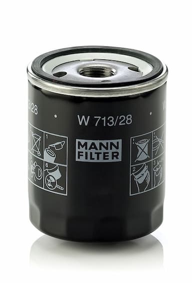 Eļļas filtrs MANN-FILTER W 713/28 1