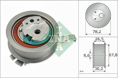 Spriegotājrullītis, Gāzu sadales mehānisma piedziņas siksna INA 531 0894 10 1