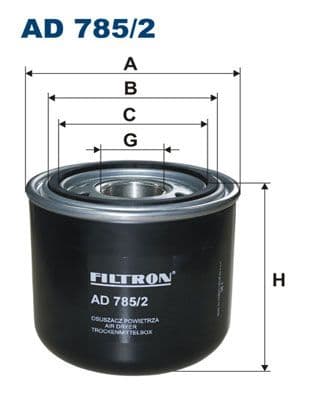 Gaisa sausinātāja patrona, Gaisa kompresors FILTRON AD 785/2 1