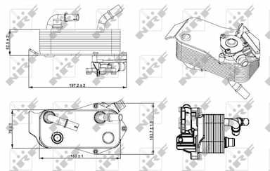 Eļļas radiators, Automātiskā pārnesumkārba NRF 31279 2