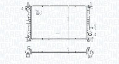 Radiators, Motora dzesēšanas sistēma MAGNETI MARELLI 350213178100 1