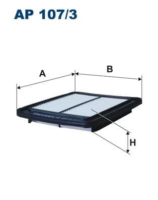 Gaisa filtrs FILTRON AP 107/3 1