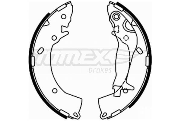 Bremžu loku komplekts TOMEX Brakes TX 21-92 1