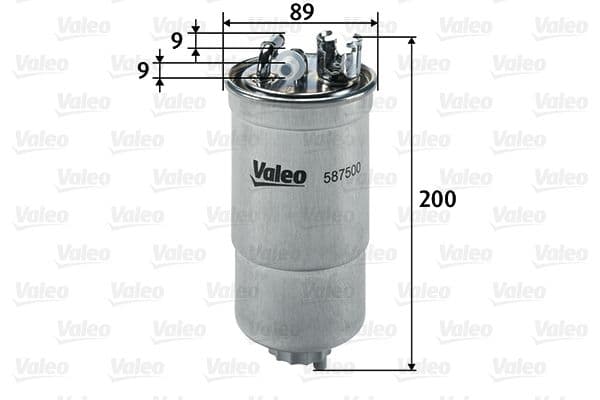 Degvielas filtrs VALEO 587500 1