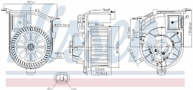 Salona ventilators NISSENS 87450 6