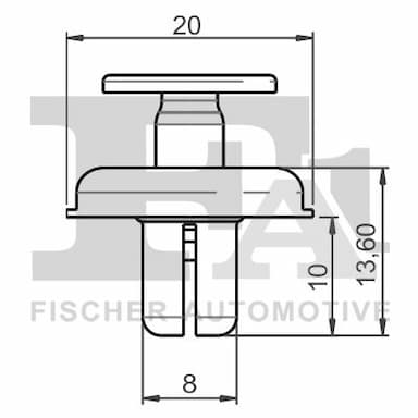 Moldings/aizsarguzlika FA1 74-20002.5 2