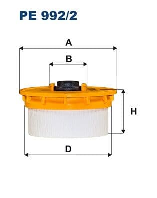 Degvielas filtrs FILTRON PE 992/2 1