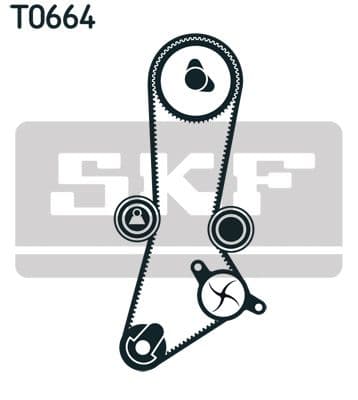 Ūdenssūknis + Zobsiksnas komplekts SKF VKMC 95660-3 2