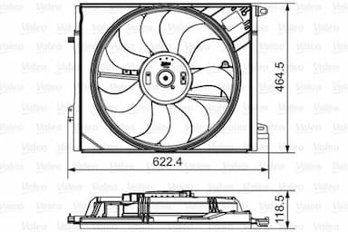 Ventilators, Motora dzesēšanas sistēma VALEO 696882 1