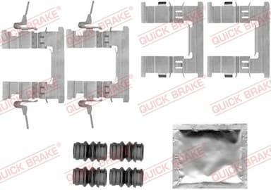 Piederumu komplekts, Disku bremžu uzlikas QUICK BRAKE 109-1842 1