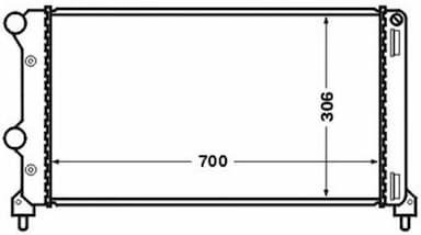 Radiators, Motora dzesēšanas sistēma MAHLE CR 1448 000S 1