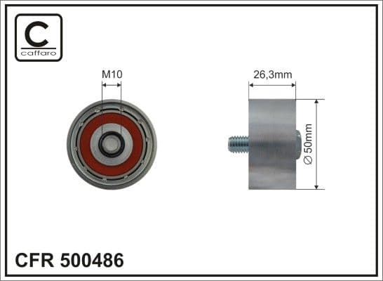 Parazīt-/Vadrullītis, Ķīļrievu siksna CAFFARO 500486 1