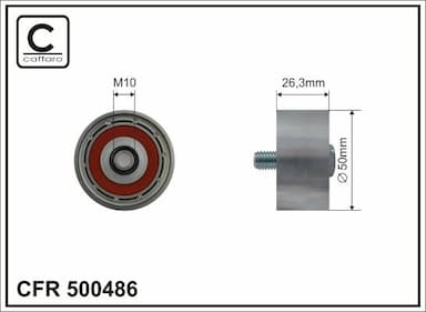 Parazīt-/Vadrullītis, Ķīļrievu siksna CAFFARO 500486 1