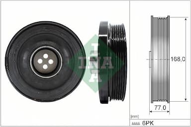 Piedziņas skriemelis, Kloķvārpsta Schaeffler INA 544 0130 10 1