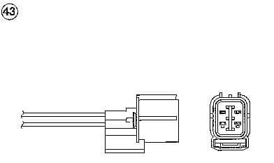 Lambda zonde NTK 0180 1