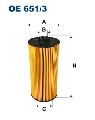 Eļļas filtrs FILTRON OE 651/3 1