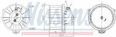 Salona ventilators NISSENS 87796 6