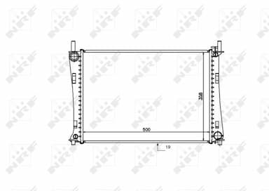 Radiators, Motora dzesēšanas sistēma NRF 53740 1