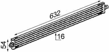 Eļļas radiators, Automātiskā pārnesumkārba MAHLE CLC 17 000P 2