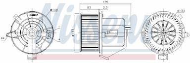 Salona ventilators NISSENS 87293 6