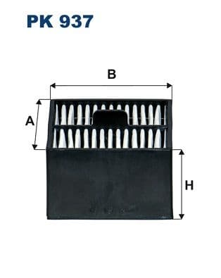 Degvielas filtrs FILTRON PK 937 1