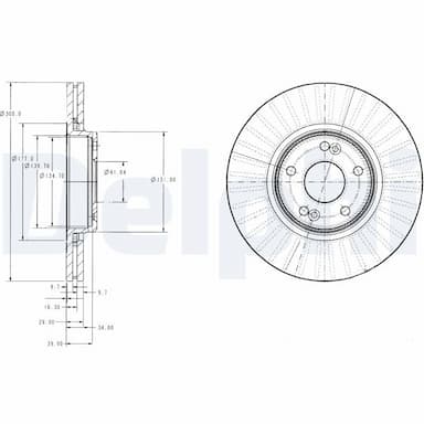 Bremžu diski DELPHI BG3688 1