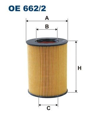 Eļļas filtrs FILTRON OE 662/2 1