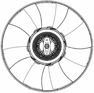 Ventilators, Motora dzesēšanas sistēma MAHLE CFF 492 000P 2