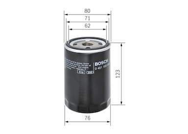 Eļļas filtrs BOSCH 0 451 103 086 5