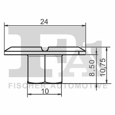 Moldings/aizsarguzlika FA1 10-10006.10 2