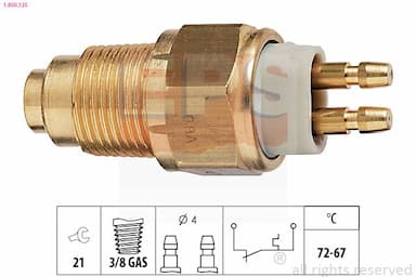 Termoslēdzis, Radiatora ventilators EPS 1.850.125 1