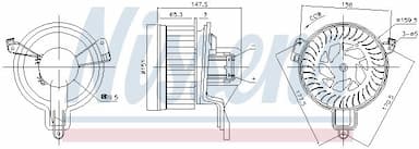 Salona ventilators NISSENS 87259 6