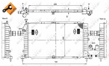 Radiators, Motora dzesēšanas sistēma NRF 53415 5