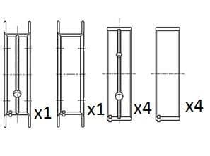 Kloķvārpstas gultnis FAI AutoParts BM1067-STD 1