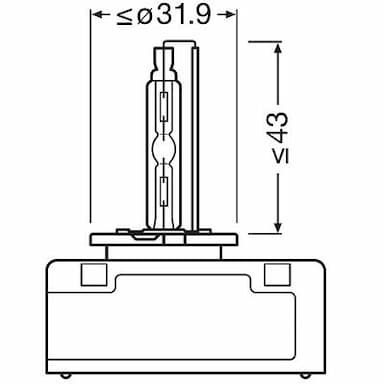 Kvēlspuldze ams-OSRAM 66540 3