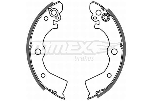 Bremžu loku komplekts TOMEX Brakes TX 21-50 1