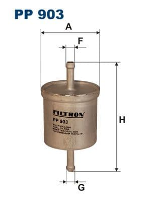 Degvielas filtrs FILTRON PP 903 1