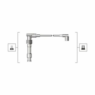 Augstsprieguma vadu komplekts MAGNETI MARELLI 941319170015 1