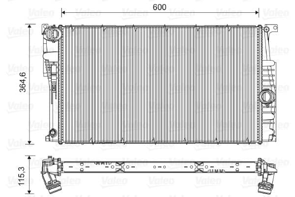 Radiators, Motora dzesēšanas sistēma VALEO 735453 1