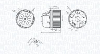 Salona ventilators MAGNETI MARELLI 069412729010 1