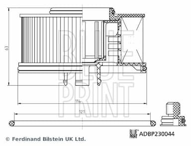 Degvielas filtrs BLUE PRINT ADBP230044 3