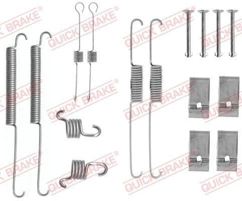 Piederumu komplekts, Bremžu loki QUICK BRAKE 105-0688 1