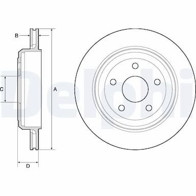 Bremžu diski DELPHI BG4802C 1