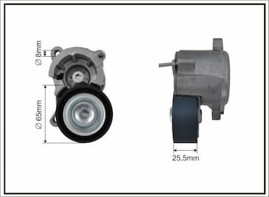 Spriegotājsvira, Ķīļrievu siksna CAFFARO 100500SP 1