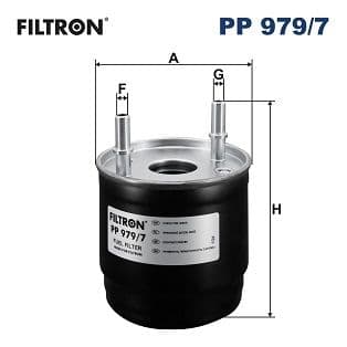 Degvielas filtrs FILTRON PP 979/7 1