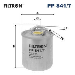 Degvielas filtrs FILTRON PP 841/7 1