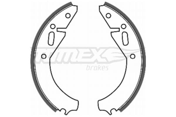 Bremžu loku komplekts TOMEX Brakes TX 20-07 1