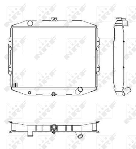 Radiators, Motora dzesēšanas sistēma NRF 504125 1