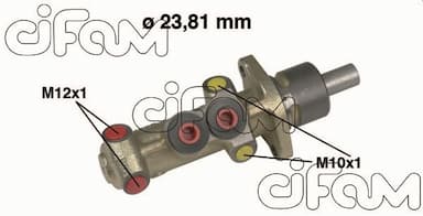 Galvenais bremžu cilindrs CIFAM 202-223 1